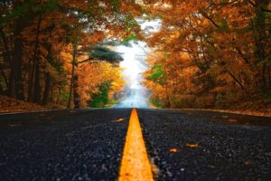 Photo d'une route